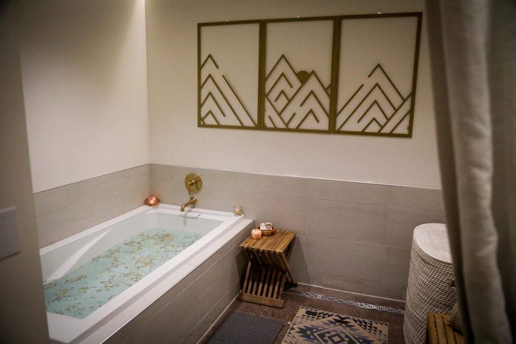 Rainwater Wellness Spa soaking tub