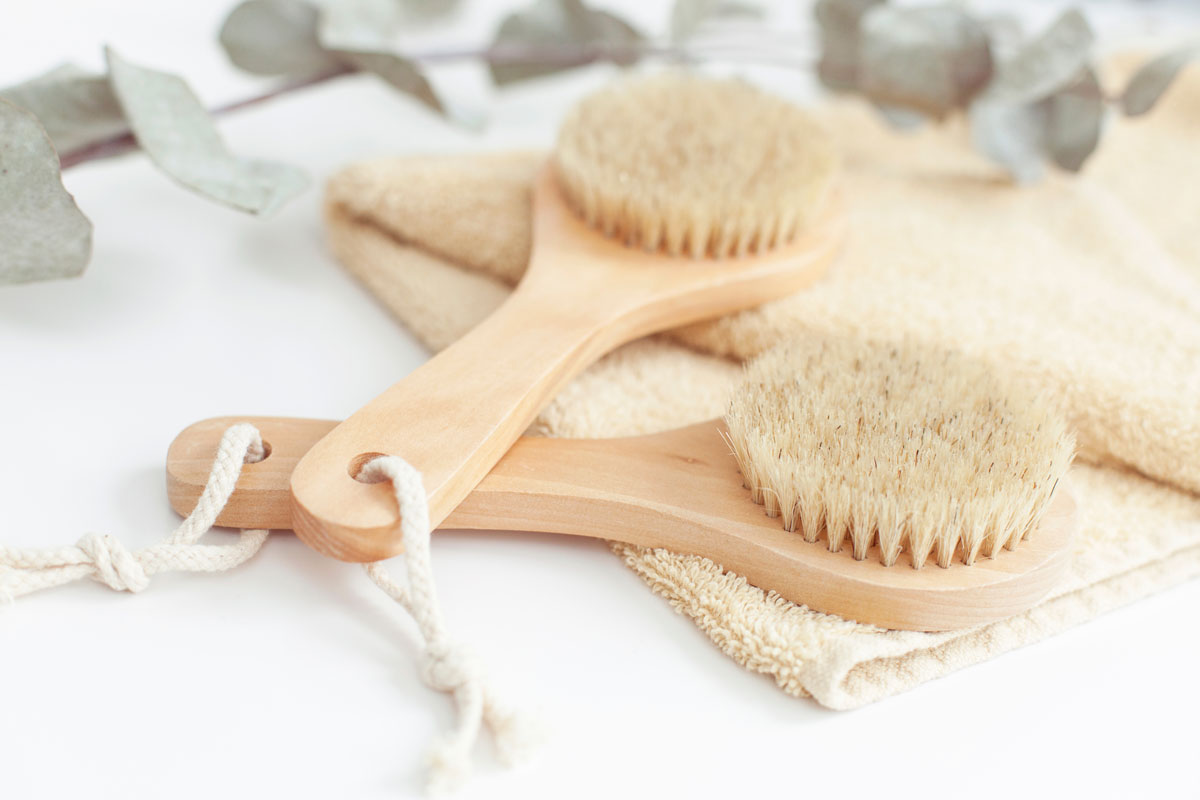 Dry Brushes used in treatment enhancements at Rainwater Wellness Spa